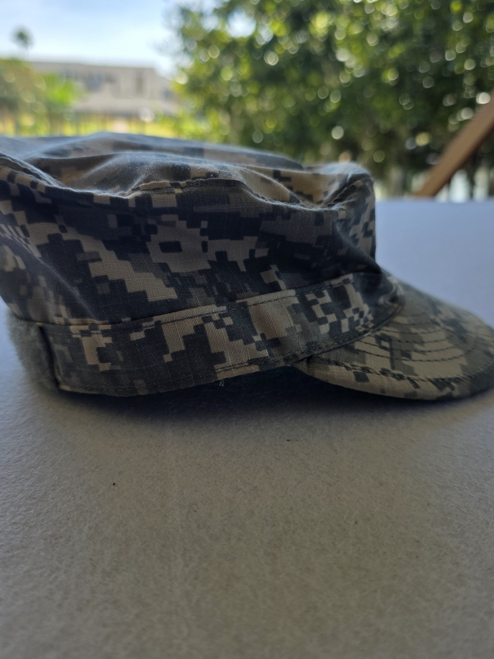 Digital Camo Military-Style Patrol Cap  Men's Accessories